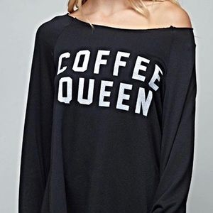 Boutique Large “Coffee Queen” shirt